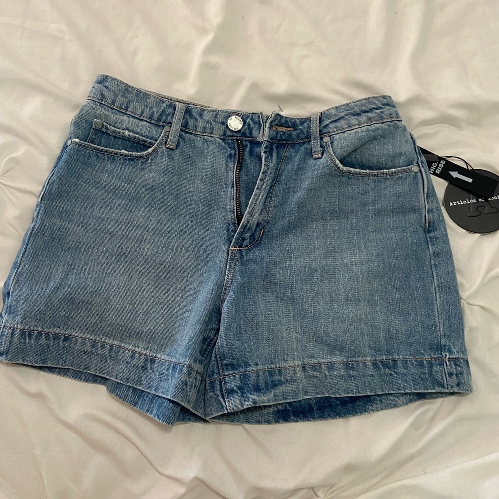 Articles of Society Hi Rise Denim Shorts